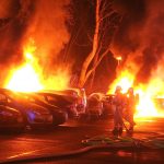 Diverse Autos in Berlin-Mitte ausgebrannt