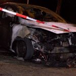 Ziviles Polizeiauto abgefackelt