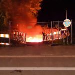 Feuer an Stromkabeln in Baugrube gelegt