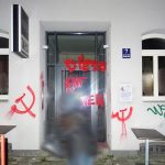 Sprühfarbe an Haus von Vorstandsvorsitzendem der Volkswagen AG