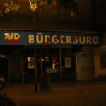 Farbe gegen AfD-Büro