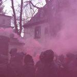 Sponti und Markierungen an der Burschenschaft Danubia