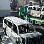 Fahrzeuge von Sachsenforst angezündet
