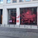 Farbanschlag auf Apple Store