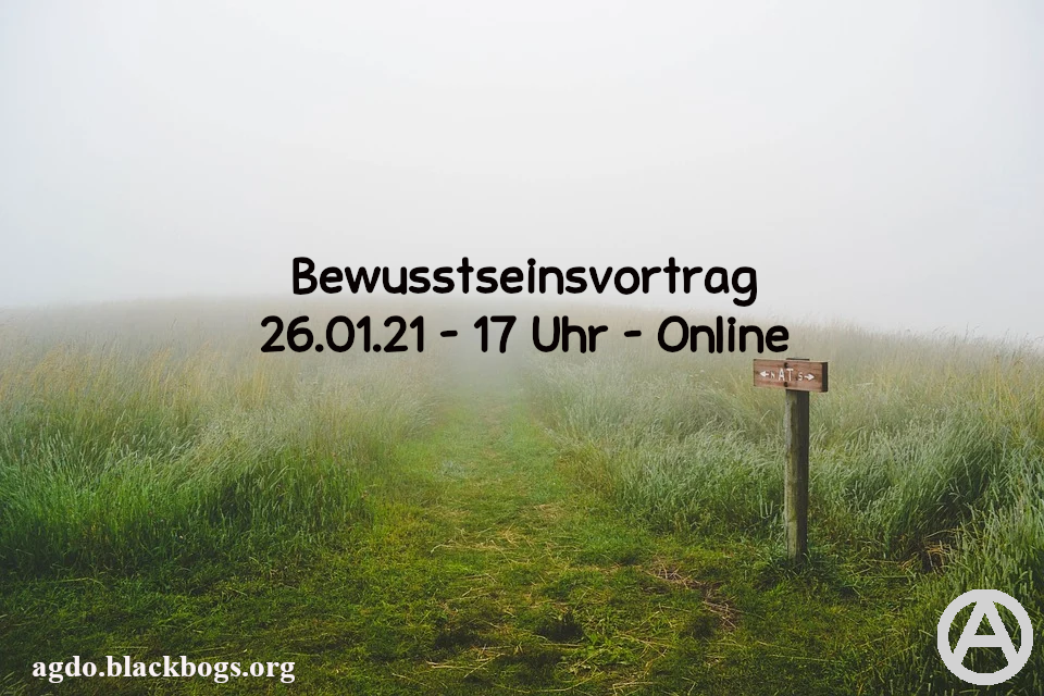 Bewusstseinsvortrag - 26.01.21 - 17 Uhr