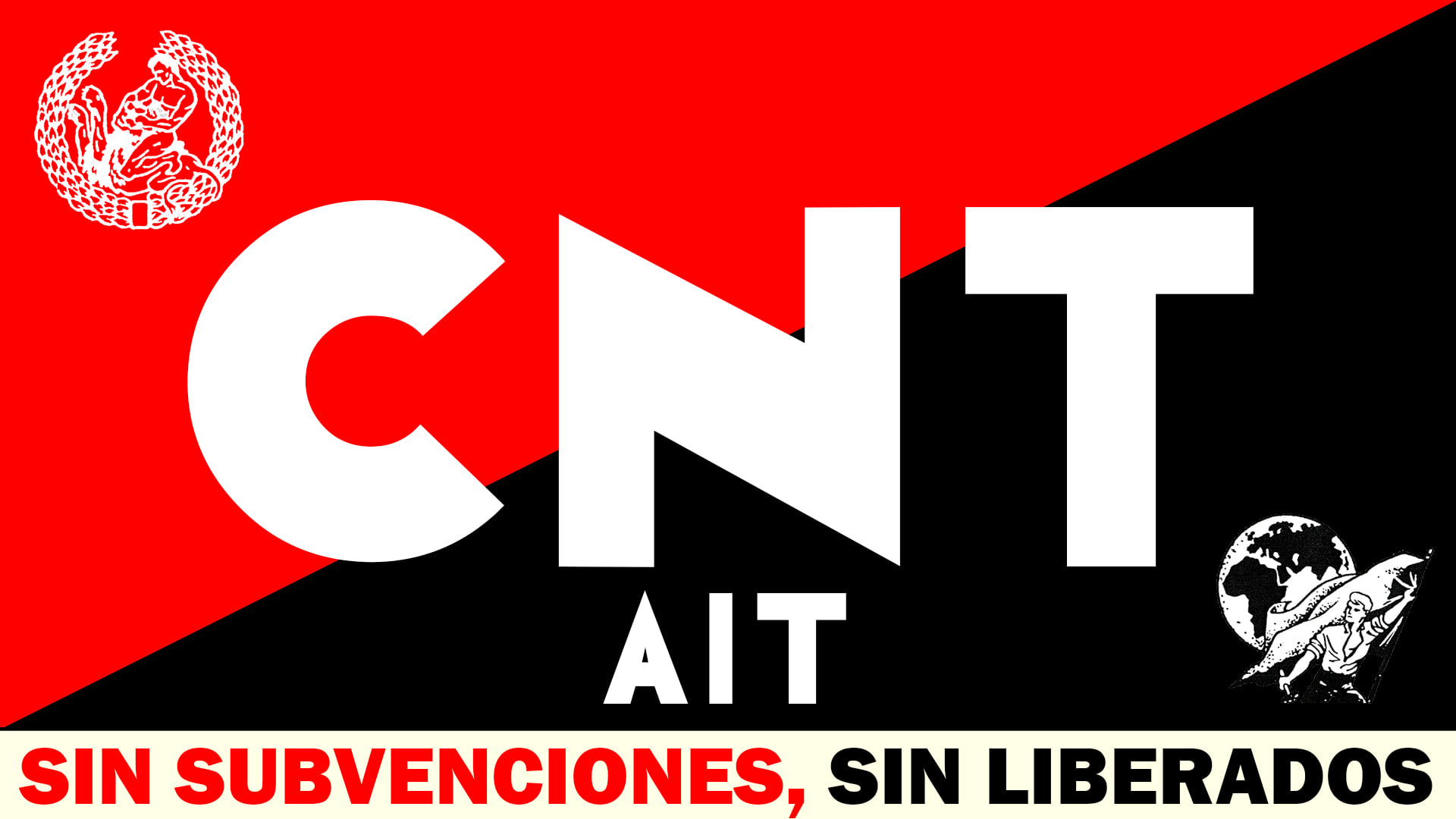 CNT-AIT sin subvenciones, sin liberados