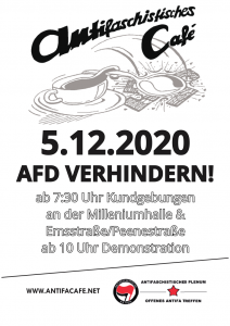 Plakat - AFD Verhindern! Am 05.12.