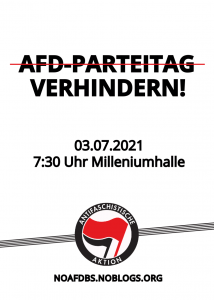 AfD Parteitag Verhindern! Am 3. Juli ab 7:30