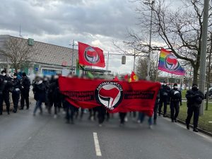 Demonstration in Braunschweig am 19.02.2022 gegen Nazis