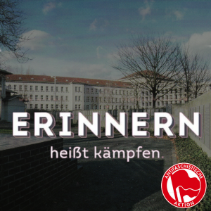 Gedenkstätte Schillstr. Braunschweig - Text: Erinnern heißt kämpfen