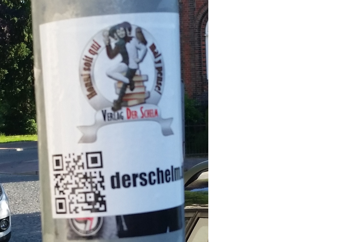 Schelm Verlag Aufkleber