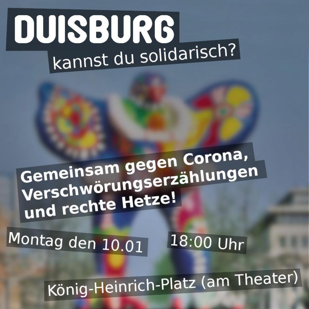 Sharepic des Gegenprotestes