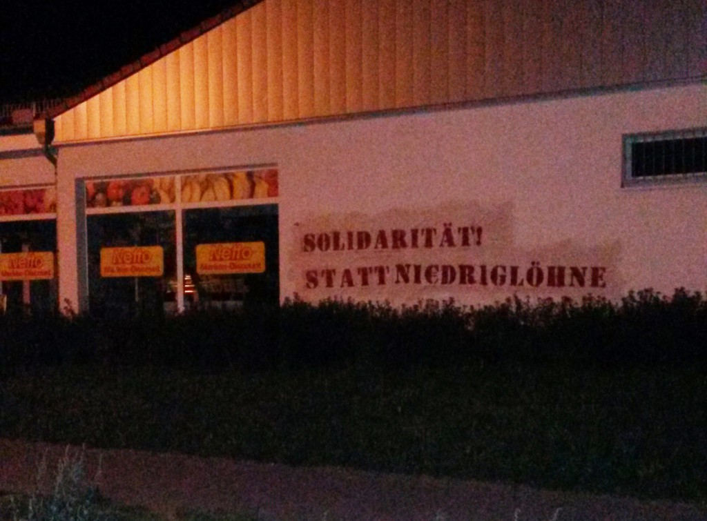 Solidarität statt Niedriglöhne