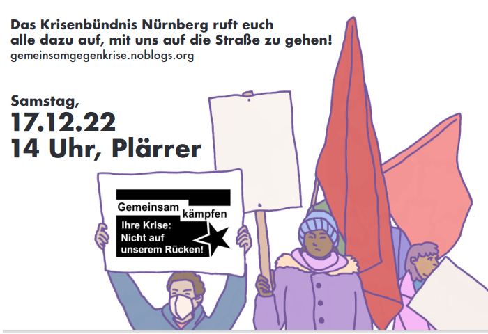 Save the Date – Demo gegen Krieg und Krise vom Krisenbündnis