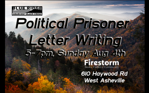 August letter writing night flyer