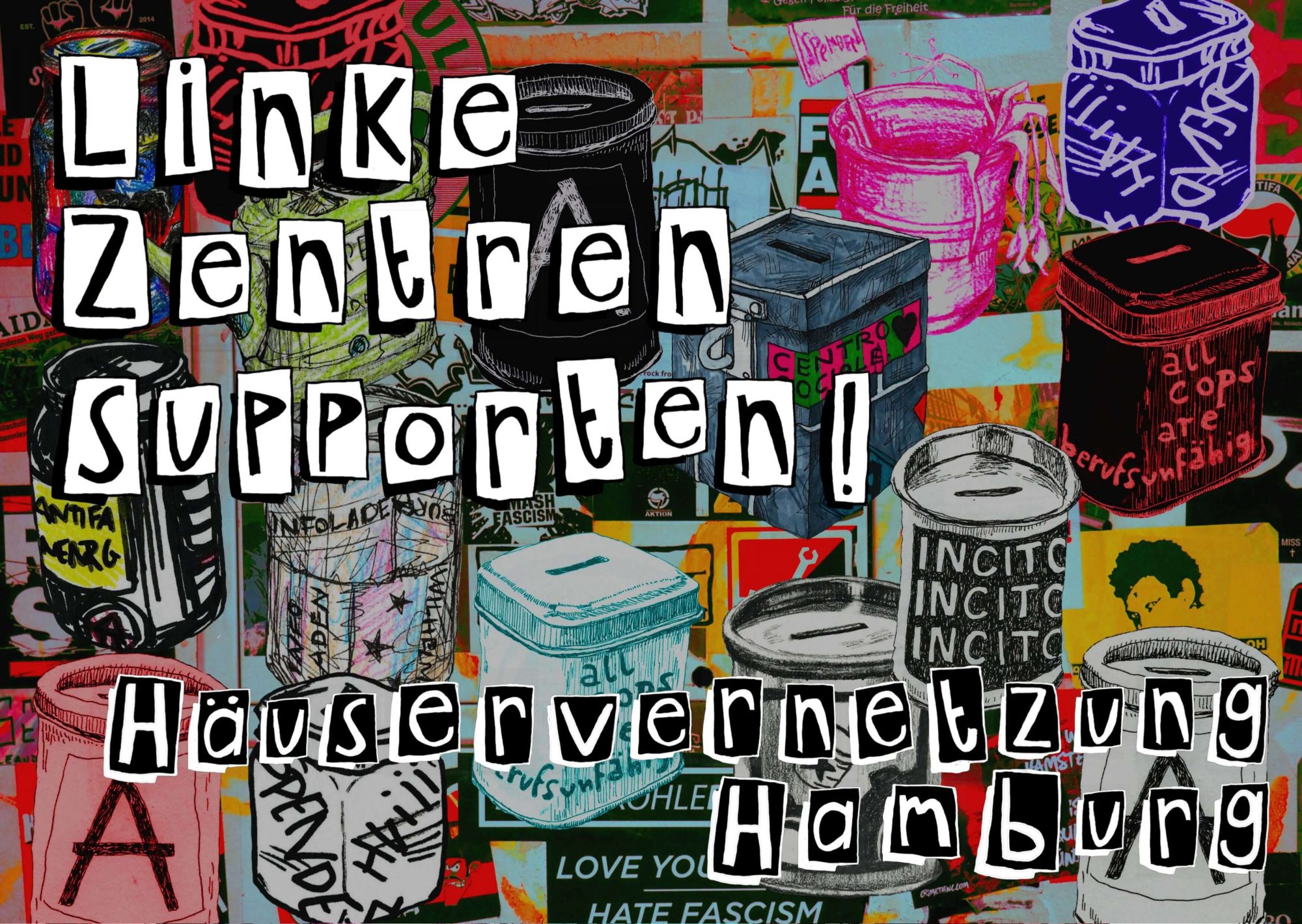 Linke Zentren supporten!