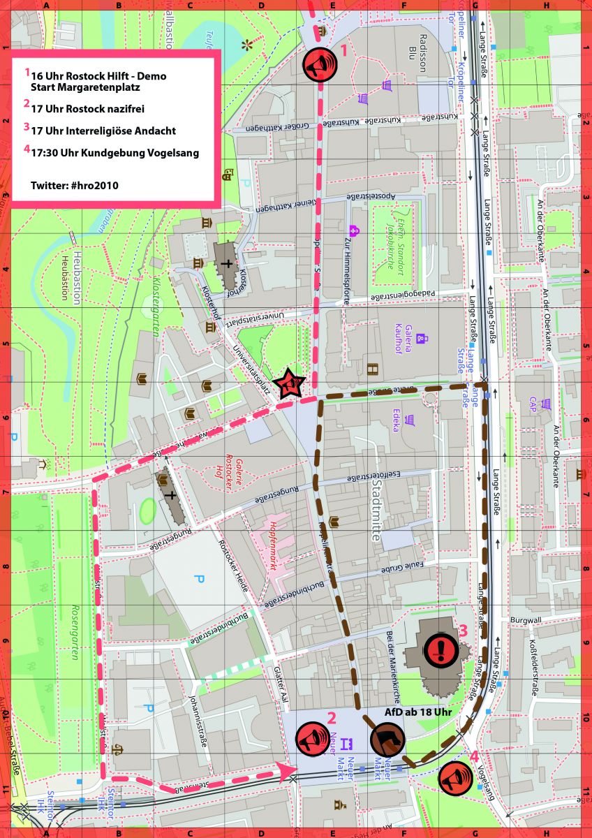 Infos zum AFD Aufmarsch am 20.10. in Rostock