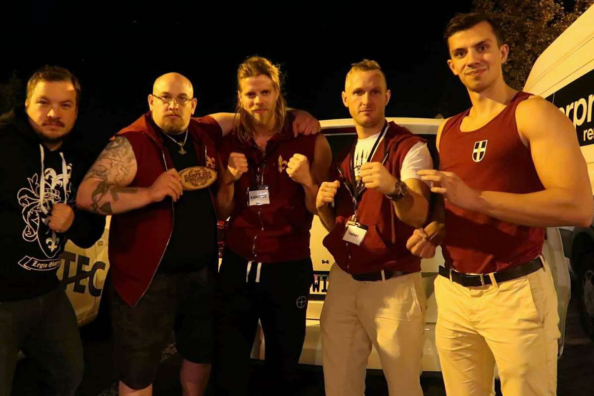 Das schwedische Team um «Legio Gloria» auf dem KdN 2017: Dan Eriksson, Magnus Söderman, Marcus Follin, Jonas Nilsson und Anton Stigermark (vl.n.r.)