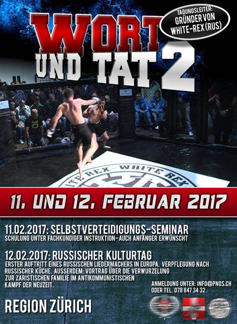 Flyer für das „Wort und Tat 2“- Seminar 2017, ausgerichtet von der PNOS
