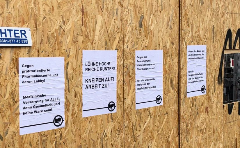 [HRO] Linke Plakate im Stadtgebiet