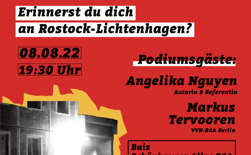 Erinnerst du dich an Rostock-Lichtenhagen?