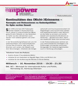 FlyerEmpower-Kontinuitäten