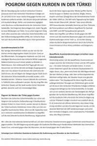 POGROM GEGEN KURDEN IN DER TÜRKEI