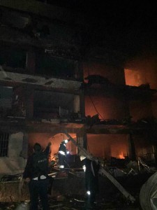 Anschlag auf Polizeihauptwache in Çinar