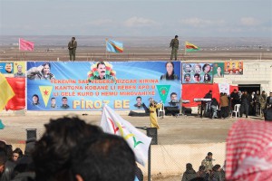 Bühne der Feierlichkeiten