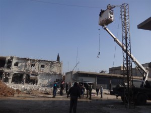 Wiederaufbau in Til Temir