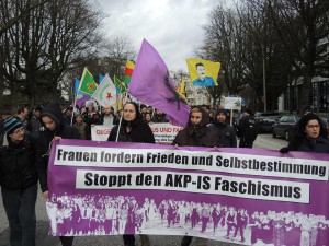 Demonstration gegen den Staatsterror in der Türkei