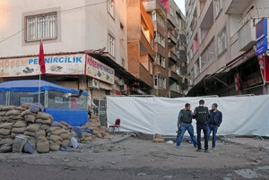 13.03.2016, Diyarbakir, Stadtteil Sur, Gazi Cd.