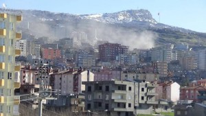 Şirnex unter Beschuss