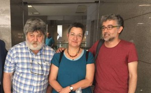 Şebnem Korur Fincancı, Erol Önderoğlu und Ahmet Nesin