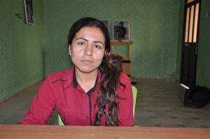 Sozdar Xalid in ihrem Büro