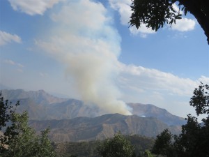 Bombardements in den kurdischen Bergen