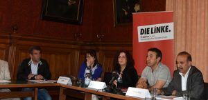 Pressekonferenz in Hamburg, auf der die Öffentlichkeit über den Fall informiert wird. | Foto: YÖP