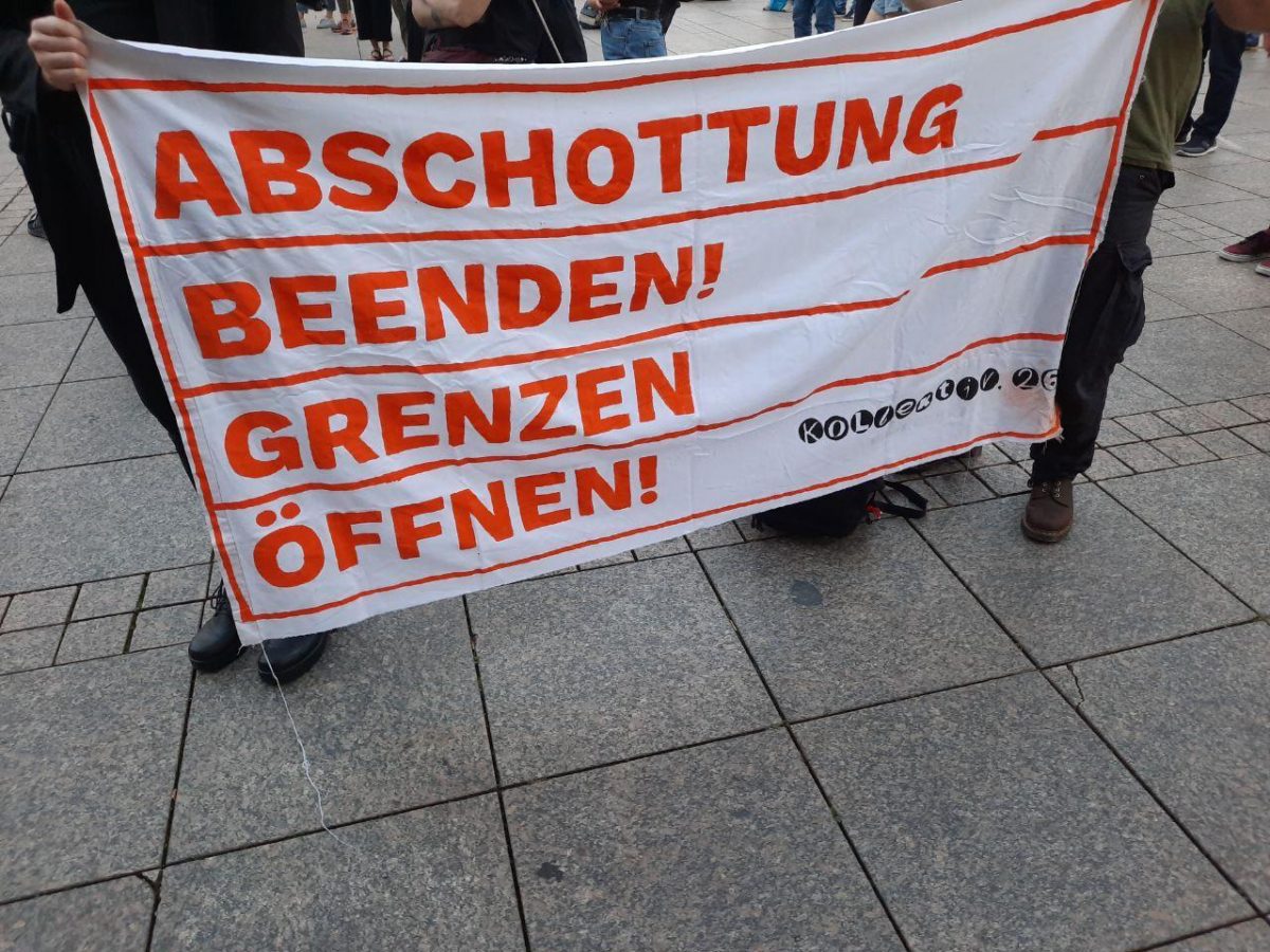 Seebrücken Kundgebung