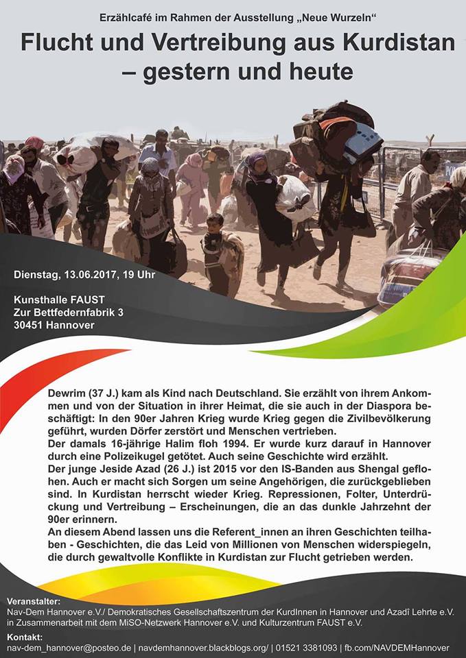 Veranstaltung_Flucht-aus-Kurdistan_NAV-DEM-Hannover+MiSO+Faust