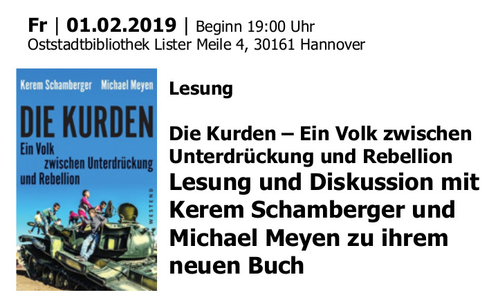 Lesung Die Kurden Cafe Rojava - international Hannover