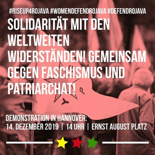 #RiseUp4Rojava Hannover Demonstration