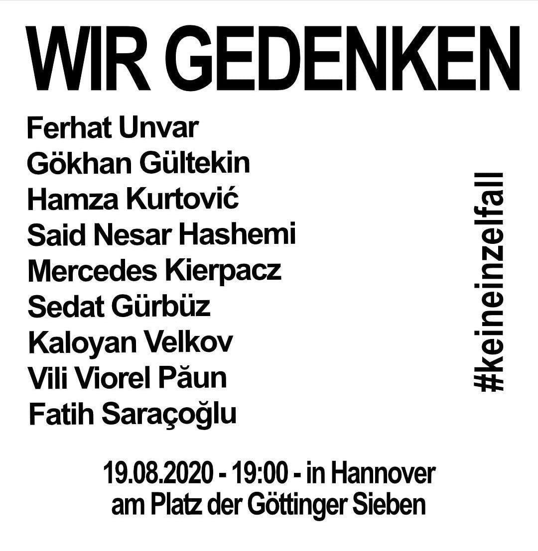 Hanau-Gedenken Hannover