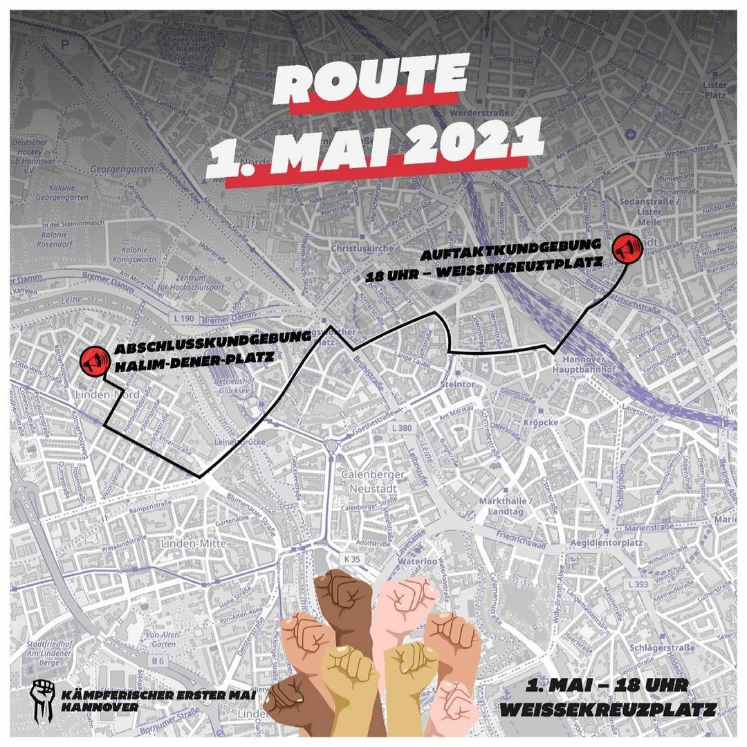 1. Mai 2021 Hannover