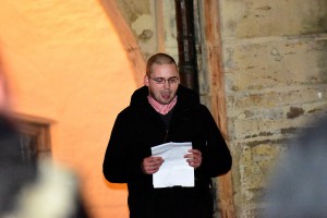 Johannes Welge 13.02.2015 Neonazikundgebung in Hildesheim 2