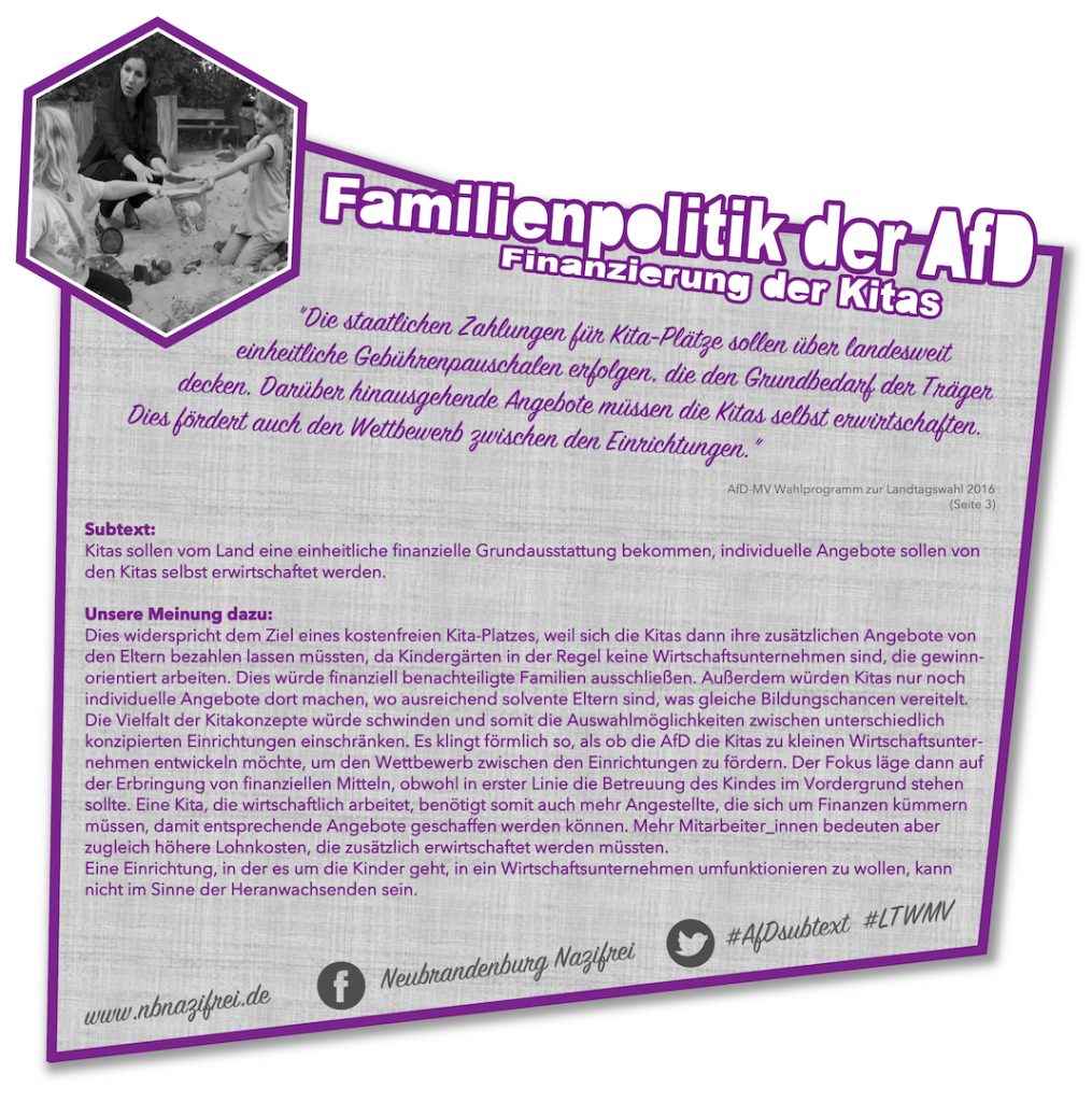 Familienpolitik - finazierungderkitas