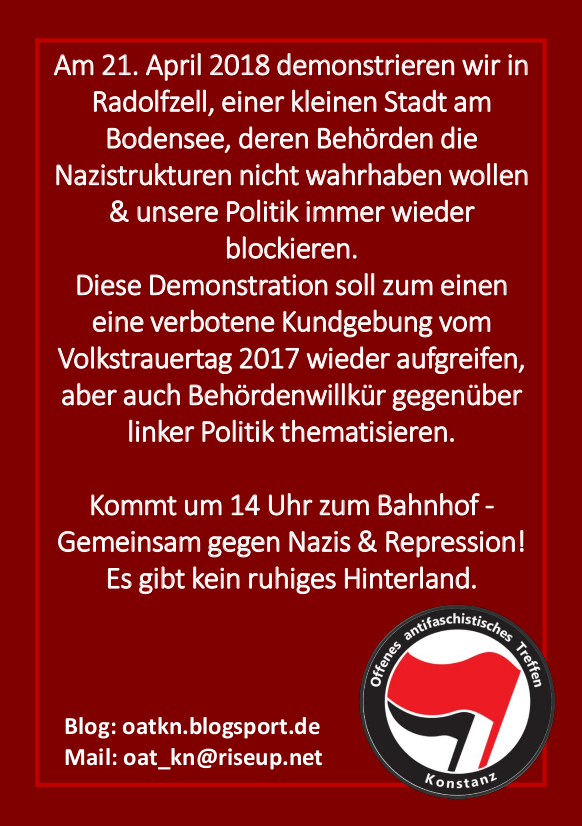 214 Antifa Demo Flyer Back