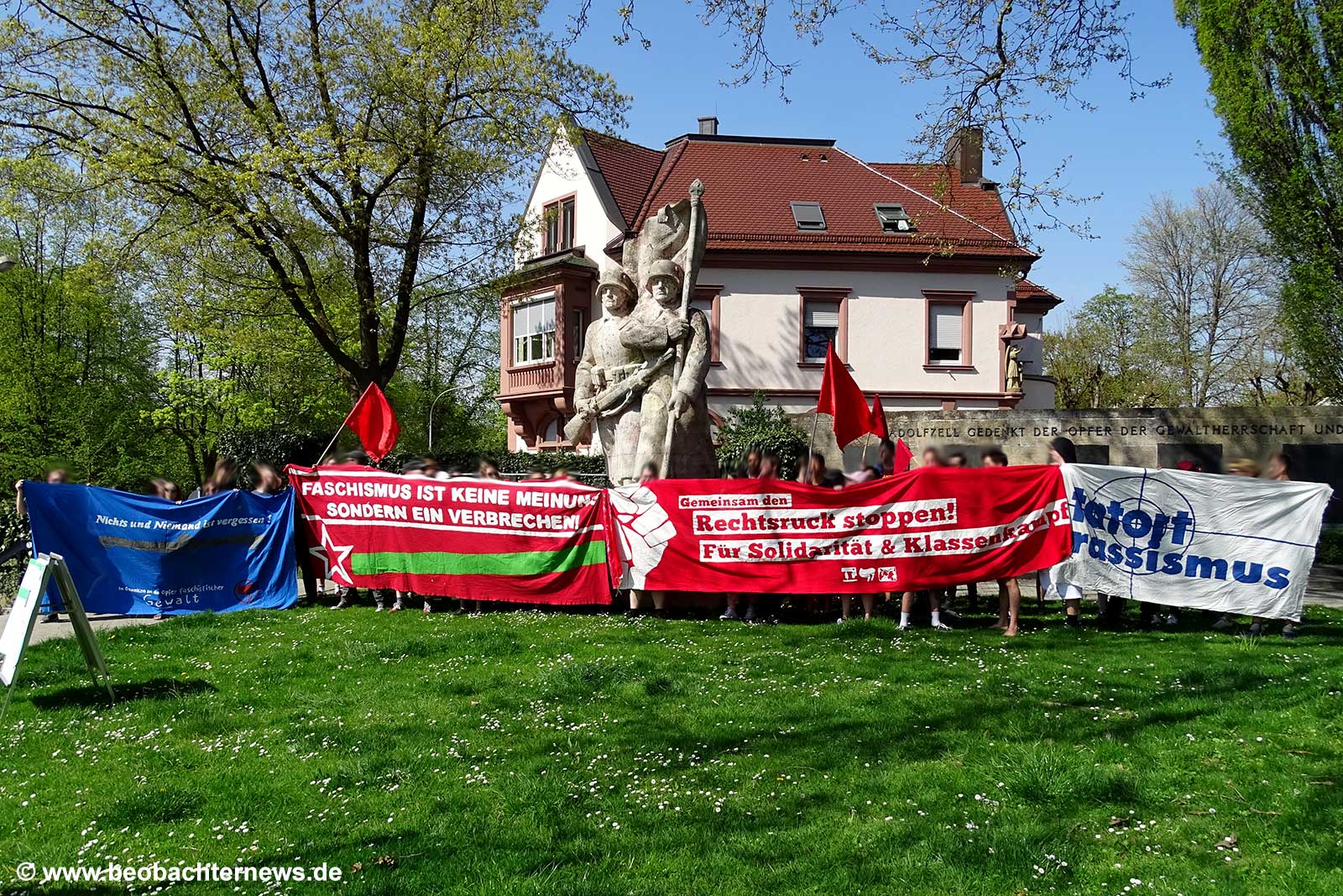 Kriegerdenkmal Radolfzell Antifa