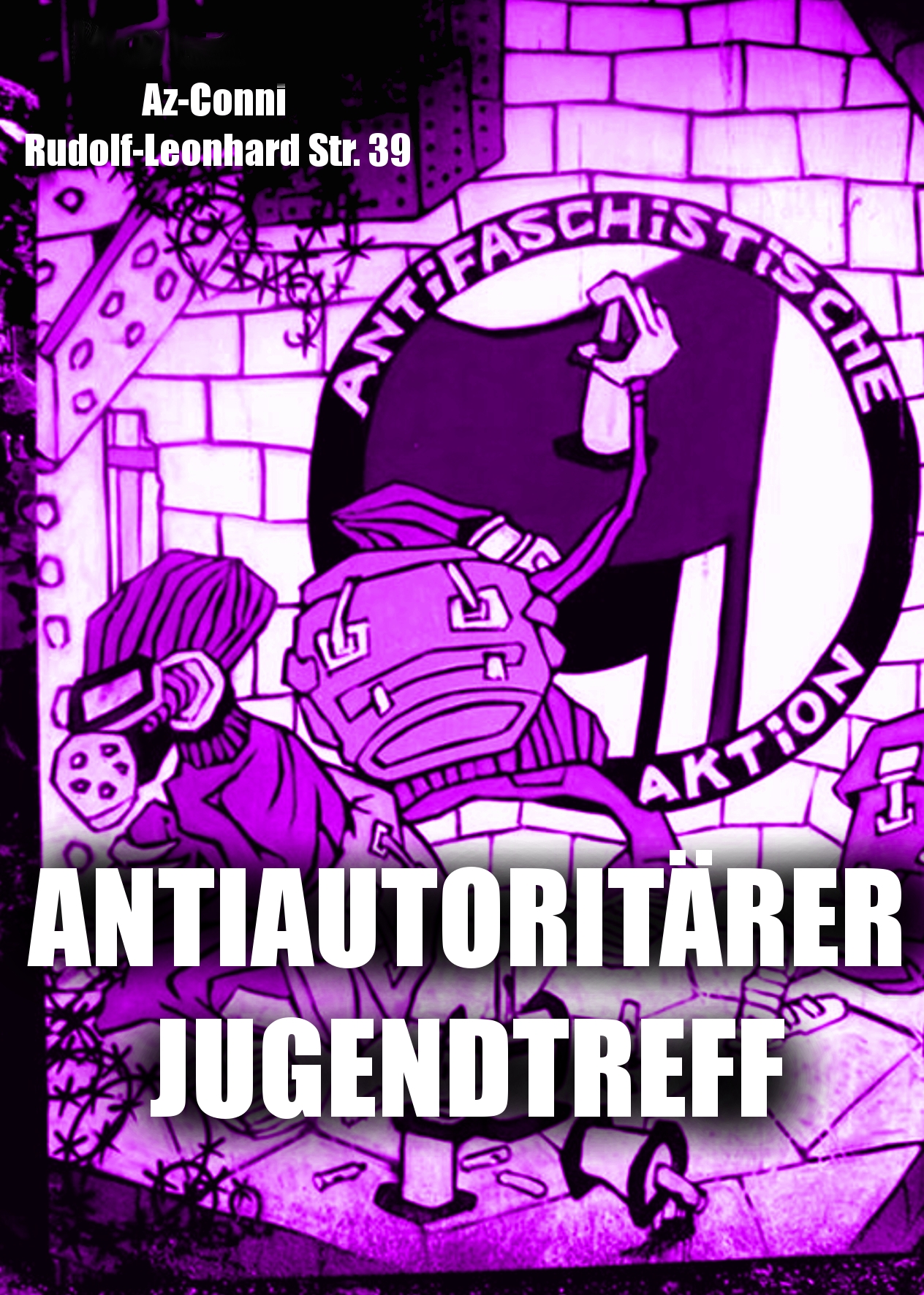 Grafik des antiautoritären Jugendtreffs Dresden