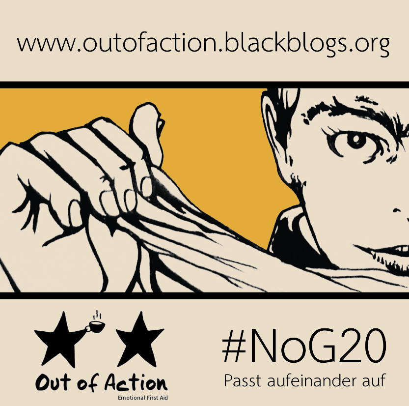 Logo OoA auf dem G20