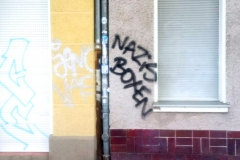 Graffiti an der Route